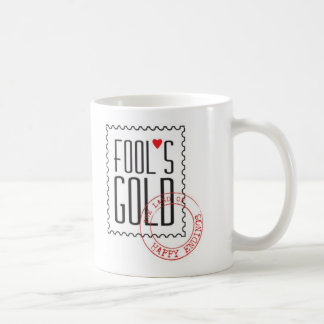 De Café Taza del oro del tonto