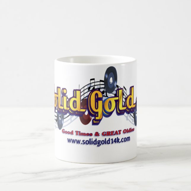 De Café Taza del oro sólido 14k (Centro)