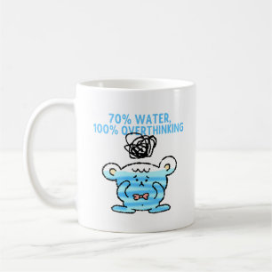 De Café Taza del Oso Pensativo – 70% Agua, 100% Pensamient