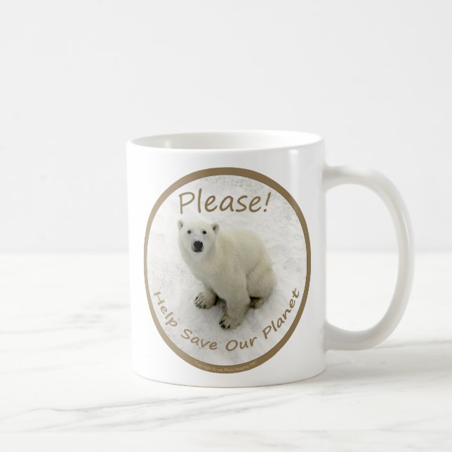 De Café Taza del oso polar (Derecha)