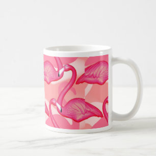 De Café taza del pájaro del flamenco