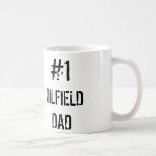 De Café Taza del papá del campo petrolífero del número 