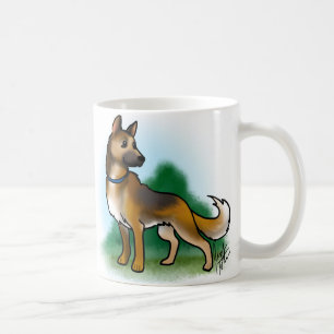 De Café Taza del pastor alemán