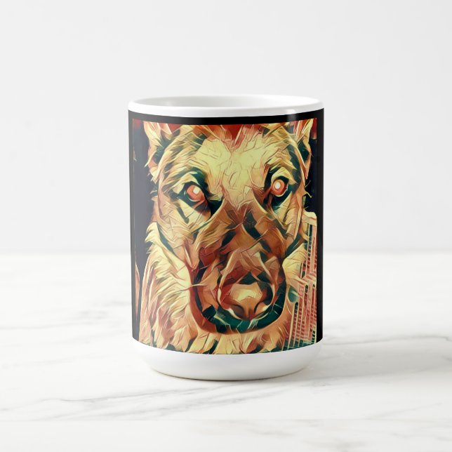 De Café Taza del pastor alemán - baronet (Centro)