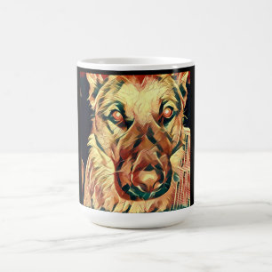 De Café Taza del pastor alemán - baronet