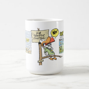 De Café Taza del pato del controlador aéreo del pantano