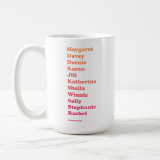 De Café Taza del pelotón del chica (blanca)