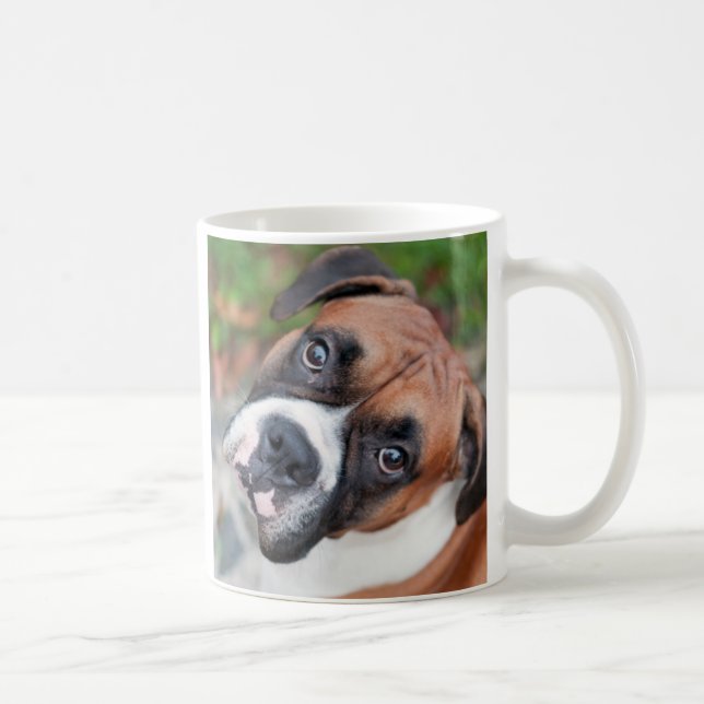 De Café Taza del perro del boxeador (Derecha)