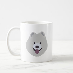 De Café Taza del perro del samoyedo