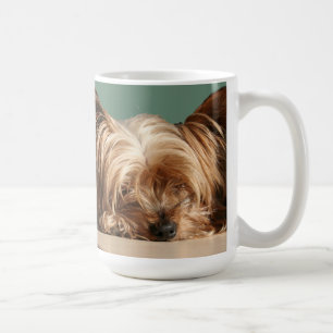 De Café Taza del perro el dormir Yorkie