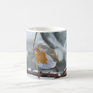 De Café Taza del petirrojo