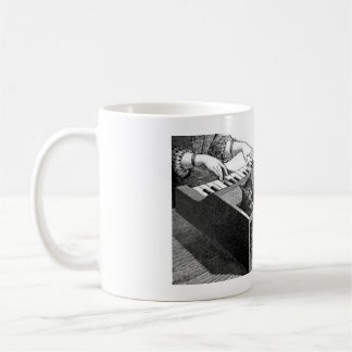 De Café Taza del piano del gato