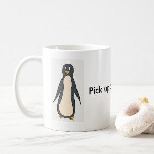 De Café Taza del pingüino