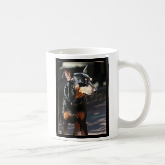 De Café Taza del Pinscher miniatura (Derecha)
