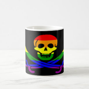 De Café Taza del pirata del arco iris