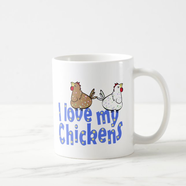 De Café Taza del pollo del amor (Derecha)