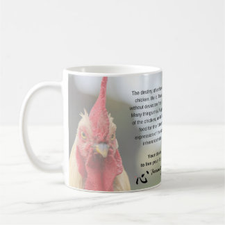 De Café Taza del pollo del destino
