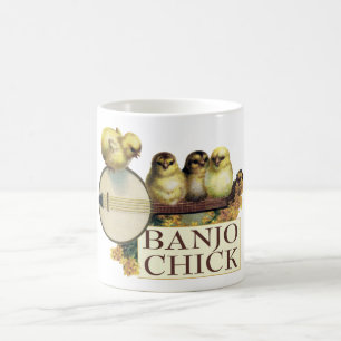 De Café Taza del polluelo del banjo