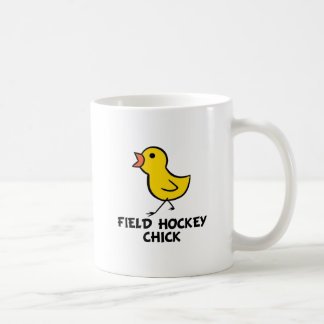 De Café Taza del polluelo del hockey hierba