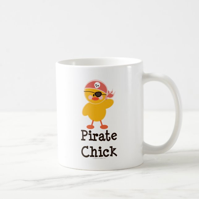 De Café Taza del polluelo del pirata (Derecha)