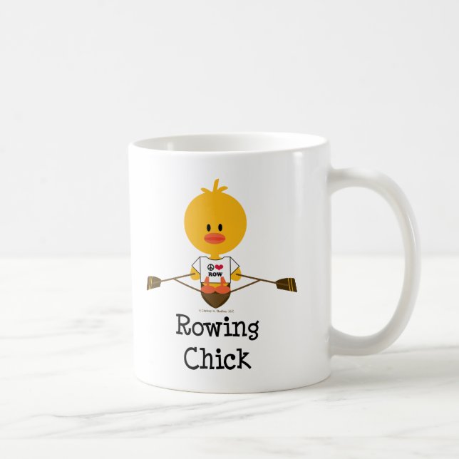 De Café Taza del polluelo del Rowing (Derecha)