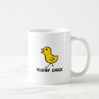 De Café Taza del polluelo del rugbi