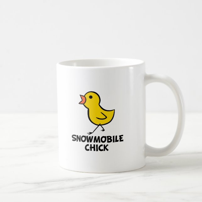 De Café Taza del polluelo del Snowmobile (Derecha)