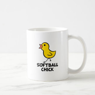 De Café Taza del polluelo del softball