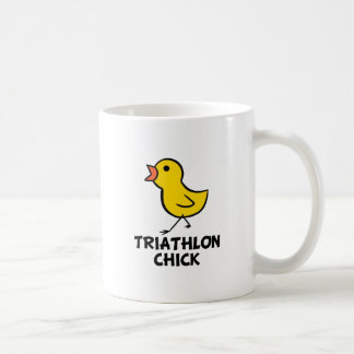 De Café Taza del polluelo del Triathlon