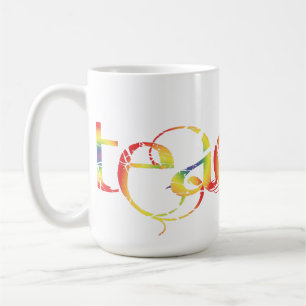 De Café Taza del profesor del arco iris