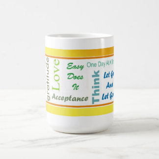 De Café taza del programa 12-Step