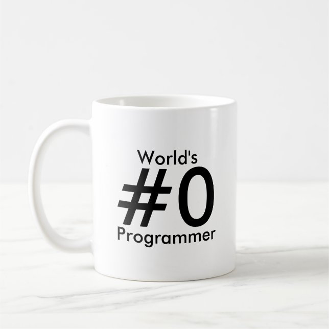 De Café Taza del programador del #0 del mundo (Izquierda)