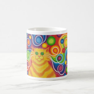 De Café taza del Psy-gato-delic