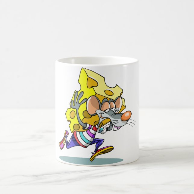 De Café Taza del queso del ratón que lleva (Centro)