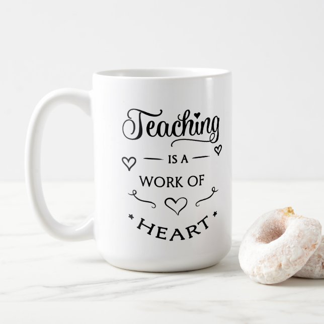 De Café Taza del regalo del profesor (Con donut)