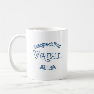 De Café Taza del respecto del vegano