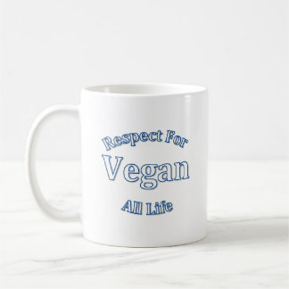 De Café Taza del respecto del vegano