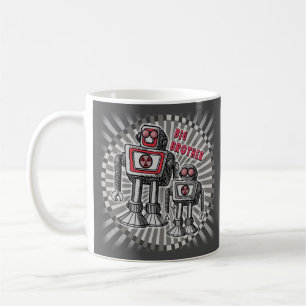 De Café Taza del robot Big Brother