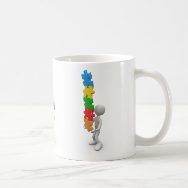 De Café Taza del rompecabezas (Derecha)