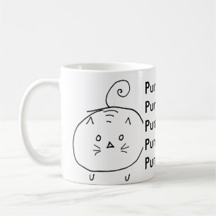 De Café Taza del ronroneo del ronroneo del ronroneo