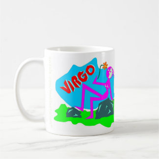 De Café Taza del Rótulo del zodiaco del virgo