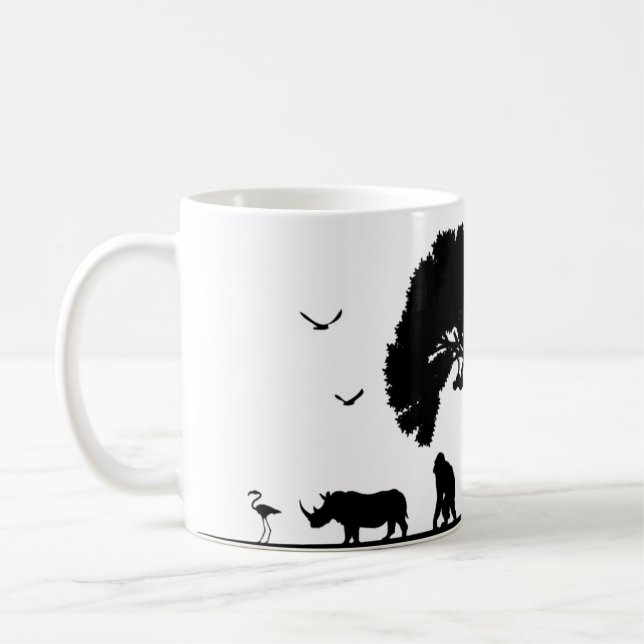 De Café Taza del safari (Izquierda)