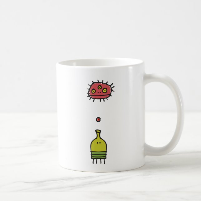 De Café Taza del salto del Doodle (Derecha)
