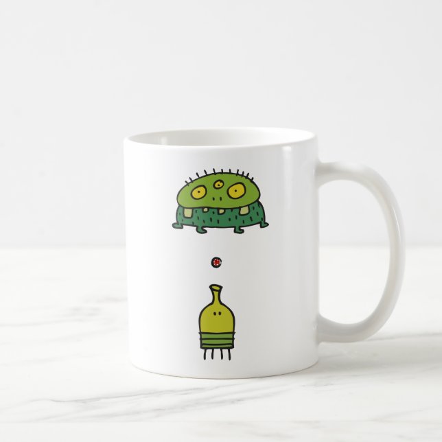 De Café Taza del salto del Doodle (Derecha)