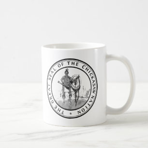 De Café Taza del sello del Chickasaw