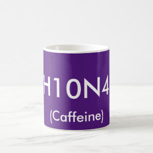 De Café Taza del símbolo químico del cafeína