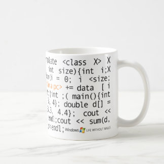 DE CAFÉ TAZA DEL SINTAXIS