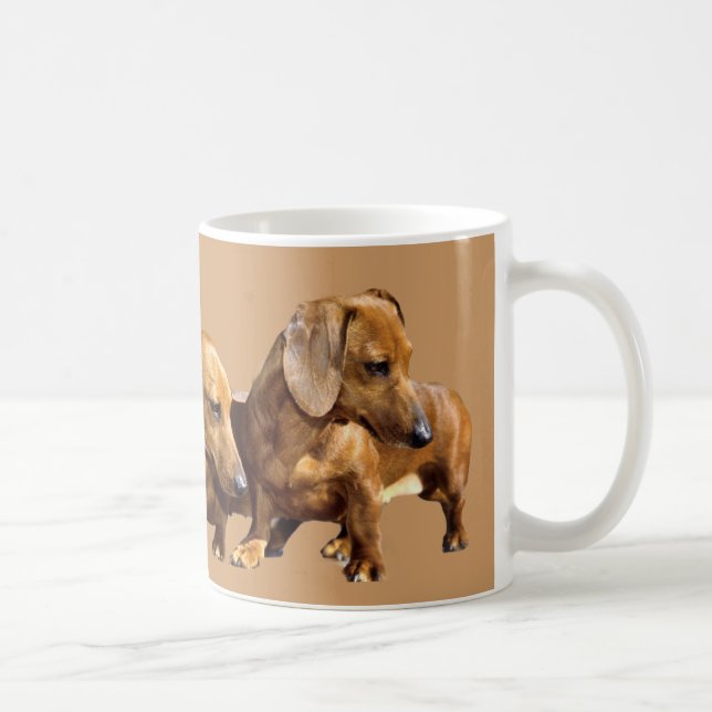 De Café Taza del Smoothie del Dachshund (Derecha)