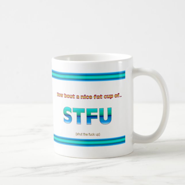 De Café taza del stfu del ebonix (Derecha)