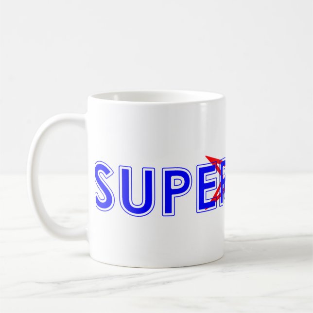 De Café Taza del super héroe (Izquierda)